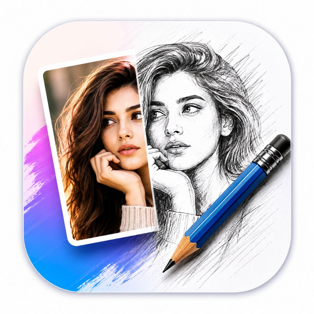🎨 Photo Sketch Maker – Turn Your Photos Into Amazing Digital Art